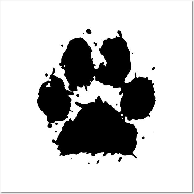 Paw Print Wall Art by BoneheadGraphix